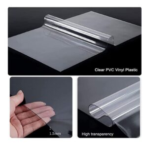 Clear PVC Desk Chair Mat Transparent Clear PVC Pet Food Mat,Transparent PVC Large Office Chair Mat for Hardwood Floor, 2mm thick,80/100/120/140cm wide,for Hard Floor Carpet Protection,100-600cm for Of