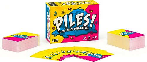 Lost Boy Entertainment Piles – Card Games – Family Games – for Kids 8 and Up – Games for Adults – Family Game Night – Travel Games – Party Games – Memory Games – 10 Mins