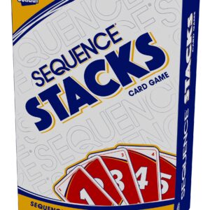 Goliath Sequence Stacks Card Game - Sequence Fun in a Five-Card Run, White