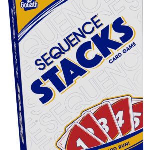 Goliath Sequence Stacks Card Game - Sequence Fun in a Five-Card Run, White