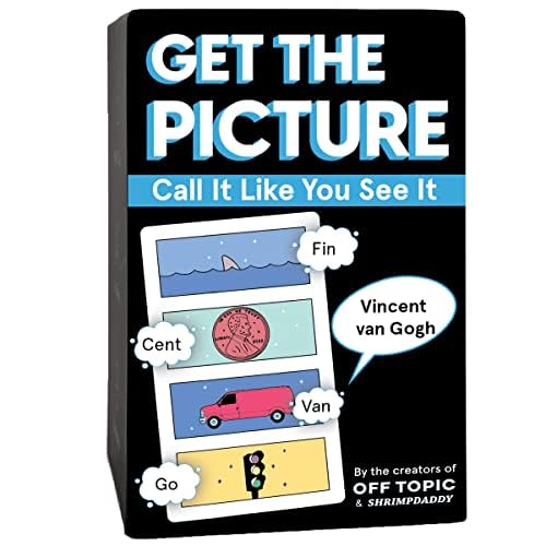 OFF TOPIC Get The Picture Card Game - A Fun Word Puzzle Game 2 Players+ Party Game