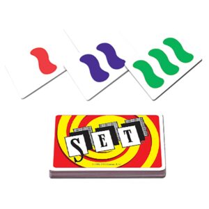 SET Enterprises SET - The Family Card Game of Visual Perception - Race to Find The Matches, For Ages 8+,81 Cards, Rules included