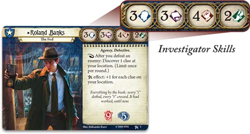 Fantasy Flight Games Arkham Horror The Card Game Revised Core Set | Horror / Mystery / Cooperative Games for Adults and Teens Ages 14+ | 1-4 Players | Avg. Playtime 1-2 Hours | Made