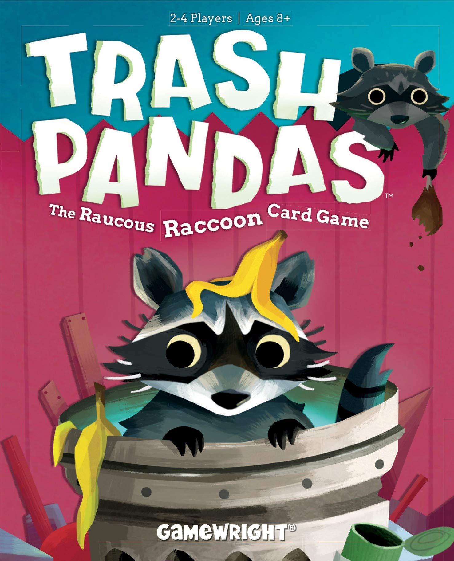 Gamewright Trash Pandas - The Raucous Raccoon Card Game - 252