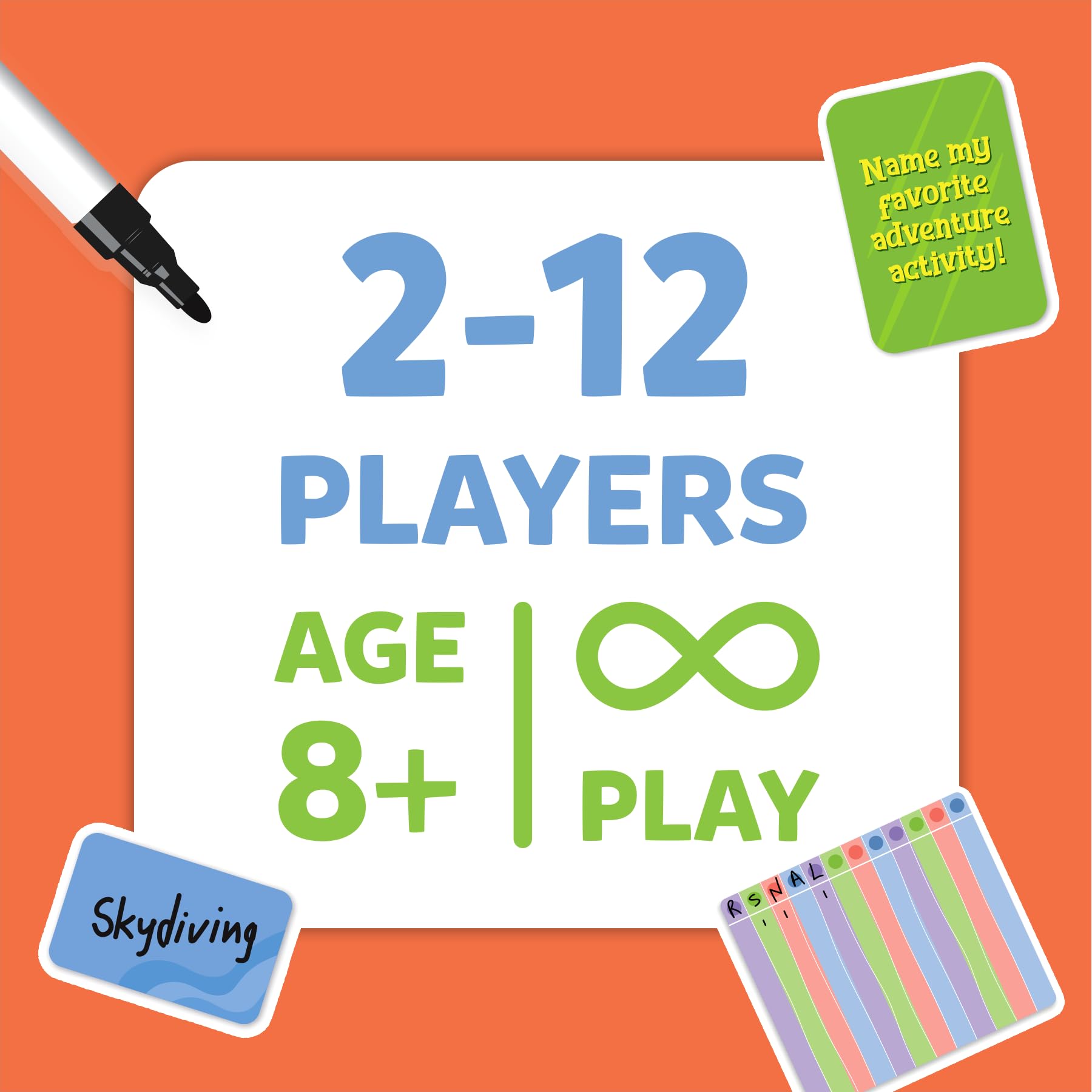 Skillmatics Card Game - Who Knows You Best, Family Party Game for Boys, Girls, Kids, Teenagers and Adults, Fun for Game Night, Gifts for Ages 8, 9, 10 and Up