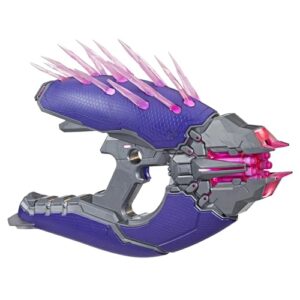 Nerf LMTD Halo Needler Dart-Firing Blaster, Light-Up Needles, 10-Dart Rotating Drum, 10 Nerf Elite Darts, Game Card with in-game Content