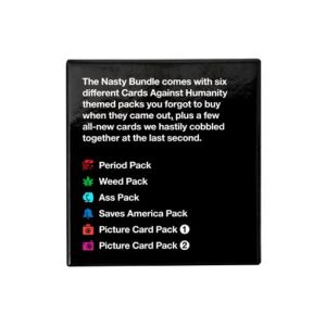 Cards Against Humanity: Nasty Bundle • 6 Nasty Themed Packs + 10 All-New Cards