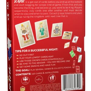 Blue Wasatch Games Rank - A Royally Fun Card Game for Friends and Family Where Someone Can Rise from Beggar and Rule as King