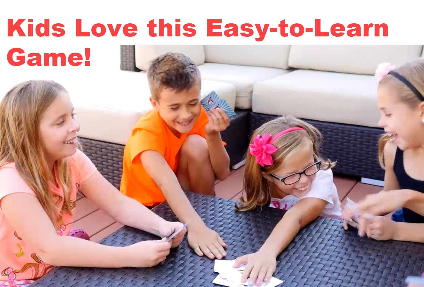 Arizona GameCo Smack it! Card Game for Kids & Families – Fun and Easy to Learn for Boy or Girl Ages 6-12