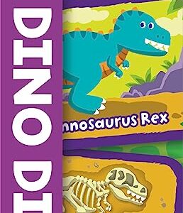 School Zone - Dino Dig Card Game - Ages 4+, Preschool to Kindergarten, Dinosaurs, Dinosaur Names, Counting, Matching, Vocabulary, and More (School Zone Game Card Series)