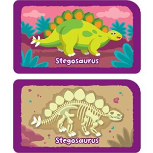 School Zone - Dino Dig Card Game - Ages 4+, Preschool to Kindergarten, Dinosaurs, Dinosaur Names, Counting, Matching, Vocabulary, and More (School Zone Game Card Series)