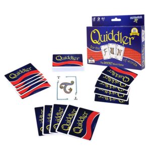 Quiddler — Card Game — Make Short Words With Cards to Win — For Family Game Nights — Ages 8+