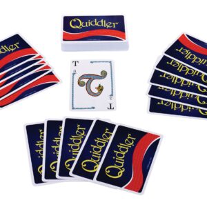 Quiddler — Card Game — Make Short Words With Cards to Win — For Family Game Nights — Ages 8+