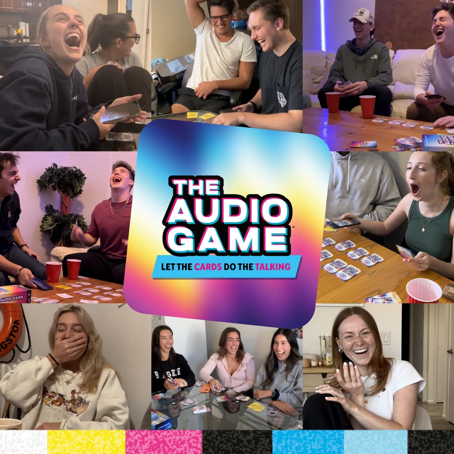 The Audio Game – A Raunchy Card Game – Use Viral Social Media Clips to Roast Your Friends – Hear The Hilarious Cards – Game Night Must Have (17+)