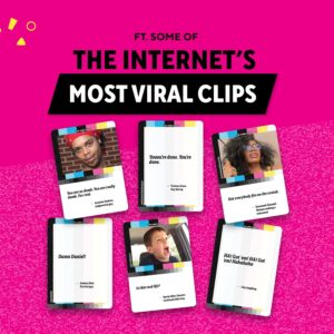 The Audio Game – A Raunchy Card Game – Use Viral Social Media Clips to Roast Your Friends – Hear The Hilarious Cards – Game Night Must Have (17+)