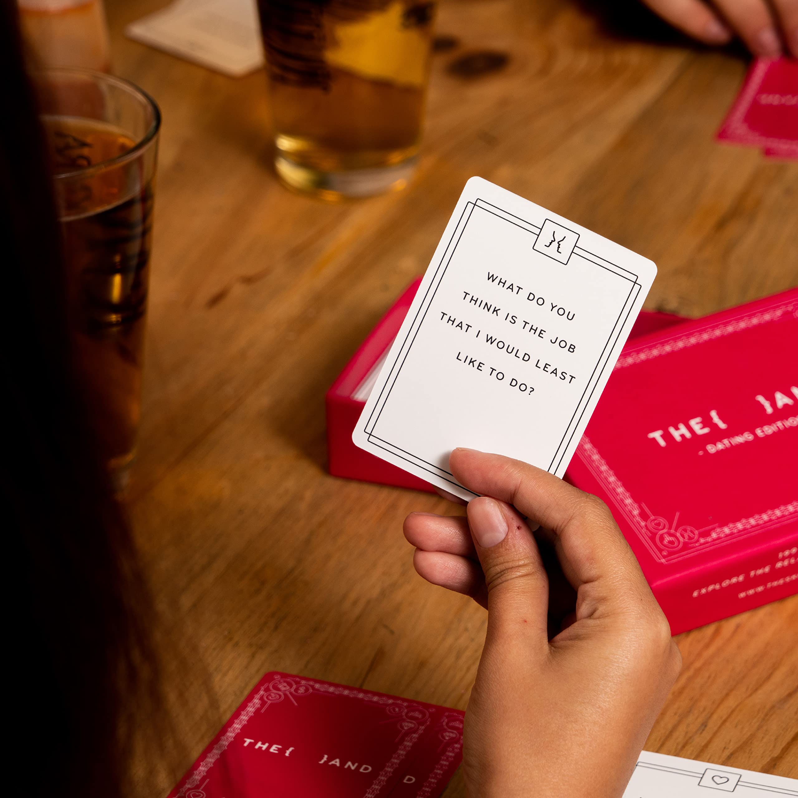 {THE AND} Dating Edition - 199 Thoughtful Conversation Cards for Dating Couples - Questions to Get to Know Your New Person & Create Connections - Fun Date Night Card Game for Adults by The Skin Deep