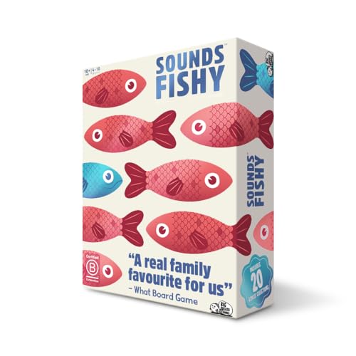 Big Potato Sounds Fishy Board Game: The Bluffing Family Game for Kids 10+ - Best New Family Quiz Games, Trivia Games for Groups of People