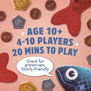 Big Potato Sounds Fishy Board Game: The Bluffing Family Game for Kids 10+ - Best New Family Quiz Games, Trivia Games for Groups of People