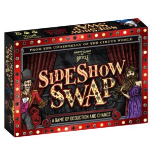 bicycle sideshow swap - a game of deduction - card game - 2-8 players - ages 8+ , black