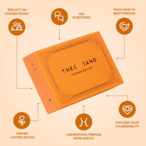 {THE AND} Friends Edition - Conversation Starters to Make Friends Your Best Friends - Fun Getting to Know You Card Game with Questions - Deep Talks at Game Night or Dinner Party by The Skin Deep