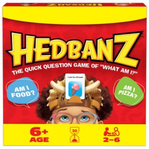 Hedbanz 2023 Edition Cards Picture Guessing Board Game- Family Games, Games for Family Game Night, Kids Games, Card Games for Families & Kids Ages 6 and Up