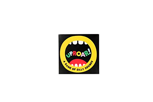 UpRoar! The Card Game of Silly Sounds - Funny Plastic-Free Family Games for Kids, Teens, and Adults, 2+ Players, Ages 7+, Eco, Sustainable, for Party, Fun, Birthday, Game Night, Easter, and Travel.