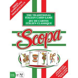 Imagination Outset Media : Scopa (Bilingual)- 3 Games in 1, Develops Critical Thinking Skills