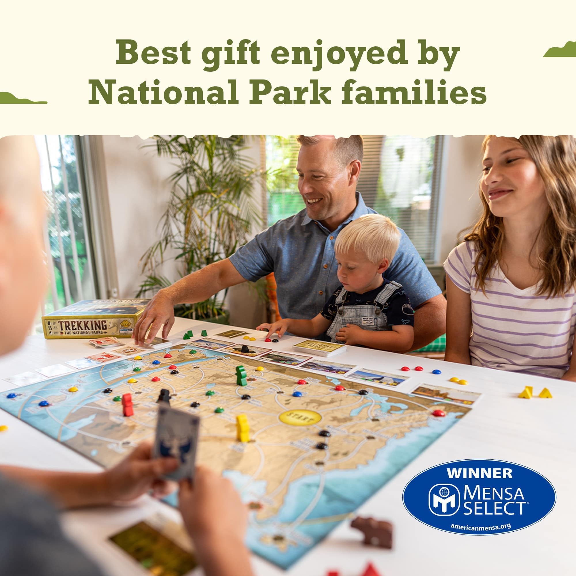 Underdog Games Trekking The National Parks - The Award-Winning Family Board Game | Designed for National Park Lovers | Great for Kids Ages 10 and Up | Easy to Learn