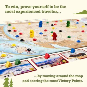 Underdog Games Trekking The National Parks - The Award-Winning Family Board Game | Designed for National Park Lovers | Great for Kids Ages 10 and Up | Easy to Learn