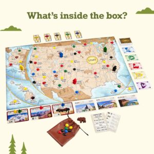 Underdog Games Trekking The National Parks - The Award-Winning Family Board Game | Designed for National Park Lovers | Great for Kids Ages 10 and Up | Easy to Learn