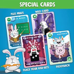 Three Archers Games One Two Many Rabbits Card & Dice Game | Fun Family Game | Entertaining and Educational | 10-20 Minutes, 1-4 Players, Ages 7 and up