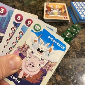 Three Archers Games One Two Many Rabbits Card & Dice Game | Fun Family Game | Entertaining and Educational | 10-20 Minutes, 1-4 Players, Ages 7 and up