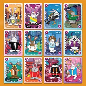 Three Archers Games One Two Many Rabbits Card & Dice Game | Fun Family Game | Entertaining and Educational | 10-20 Minutes, 1-4 Players, Ages 7 and up