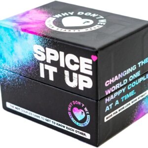 Spice IT UP by Why Don’t We. Spicy Couples Games for Adults with 150 Cards with Conversations, Spicy Dares & More - Best Date Night Games for Couples - Romantic Adult Couple Games