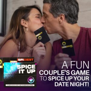 Spice IT UP by Why Don’t We. Spicy Couples Games for Adults with 150 Cards with Conversations, Spicy Dares & More - Best Date Night Games for Couples - Romantic Adult Couple Games