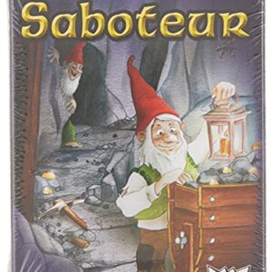 AMIGO Games Saboteur Strategy Card Game – The Adventurous Gold Mining Game Following Your Dwarves Through The Tunnels – Simple to Learn & Perfect for Family Game Night – Kids & Adults Ages 8+