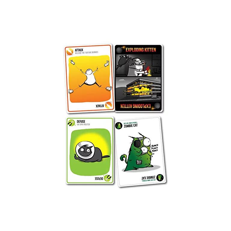 NSFW by Exploding Kittens - Card Games for Adults & Teens - A Russian Roulette Card Game (Package May Vary)