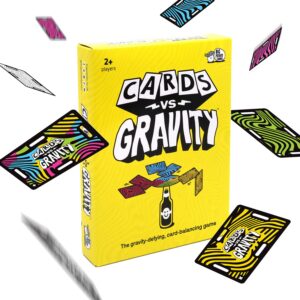 big potato cards vs gravity: the gravity-defying, card-balancing game | fun card game | 2-4 players