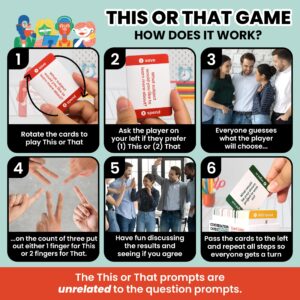 Prompta 400 Conversation Cards for Coworkers - Fun Icebreaker Teambuilding Game for Work