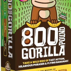 800 Pound Gorilla Board Game by Taco Cat Goat Cheese Pizza - Fun Family Card Game for Kids and Adults – Great for Family Game Night, Birthday Gift for Kids 8+ - Easy, 15 min, 2-6 Players