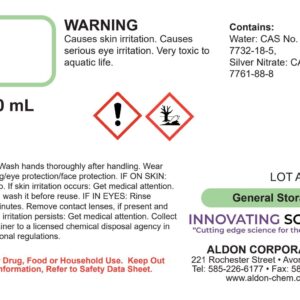 Innovating Science Silver Nitrate Solution, 0.1M, 100mL - The Curated Chemical Collection