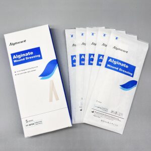 Algitocare Calcium Alginate Wound Dressing 2"x2" with 0.8"x12"