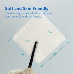 Algitocare Calcium Alginate Wound Dressing 4"x4" with 2"x2"