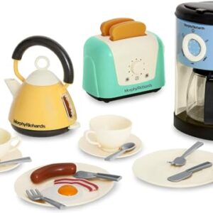 Casdon Morphy Richards Toys - Complete Kitchen Set - Toy Appliance Playset for Kids with Toaster, Coffee Maker, Kettle, Play Food & More - for Children Aged 3+