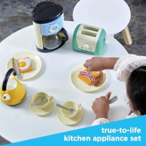 Casdon Morphy Richards Toys - Complete Kitchen Set - Toy Appliance Playset for Kids with Toaster, Coffee Maker, Kettle, Play Food & More - for Children Aged 3+