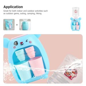 Toyvian Toddler Toys Mini Toys Toys Toy Playset Mini Water Dispenser Pretend Play Water Cooler Toy Playset Kitchen Appliances Childrens Pretend Toy Blue Toy Playset Toys Desk Toys Kids Toys