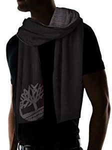 Timberland Double Layer Scarf, Cuffed Beanie & Magic Glove Gift Set Accessory, black, One Size