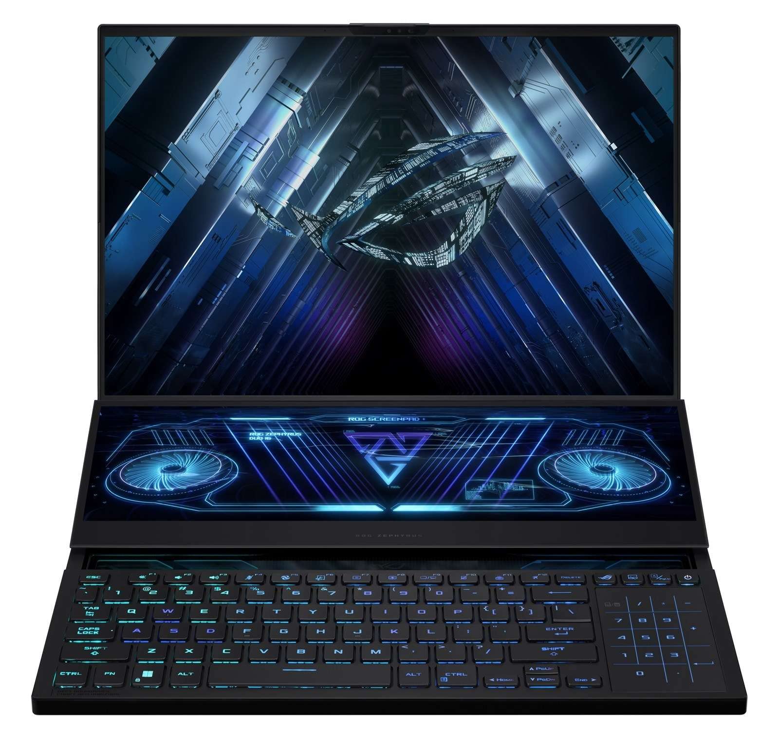 XOTICPC 2023 ASUS ROG Zephyrus Duo 16 GX650PZ Gaming Laptop (AMD Ryzen 9 7945HX, 64GB RAM, 1TB NVMe SSD, RTX 4080 12GB, 16" QHD+ 240Hz 3ms, Win 11 Pro) Gamer Notebook Computer