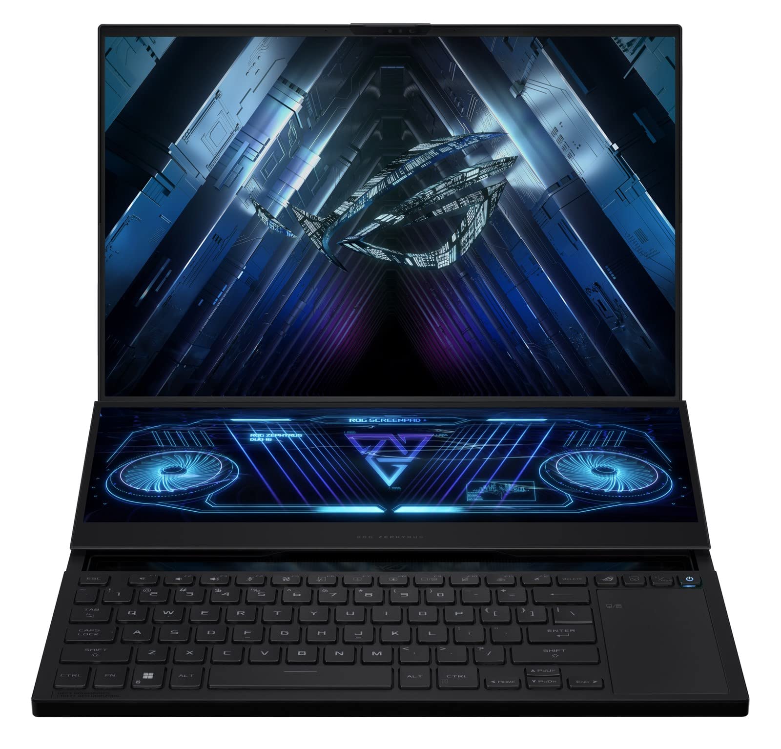 EXCaliberPC 2023 ASUS ROG Zephyrus Duo 16 GX650PZ-XS96 Pro Extreme (AMD Ryzen 9 7945HX, 32GB RAM, 2TB NVMe SSD, RTX 4080 12GB, 16" QHD+ 240Hz 3ms, Windows 11 Pro) Gaming Laptop