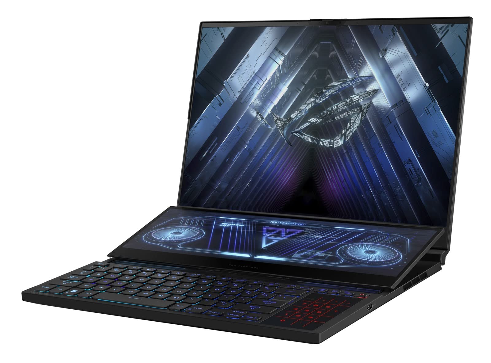 EXCaliberPC 2022 ASUS ROG Zephyrus Duo 16 GX650RW-XS96 Pro Extreme (AMD Ryzen 9 6900HX, 32GB RAM, 1TB NVMe SSD, RTX 3070Ti 8GB, 16" QHD+ 165Hz, Windows 11 Pro) Gaming Laptop